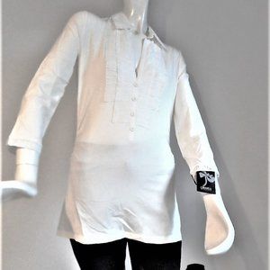 ORWELL SELECTED STYLE  COLLECTION LONG BLOUSE 94%VISCOS5 6% LYCRA NWT